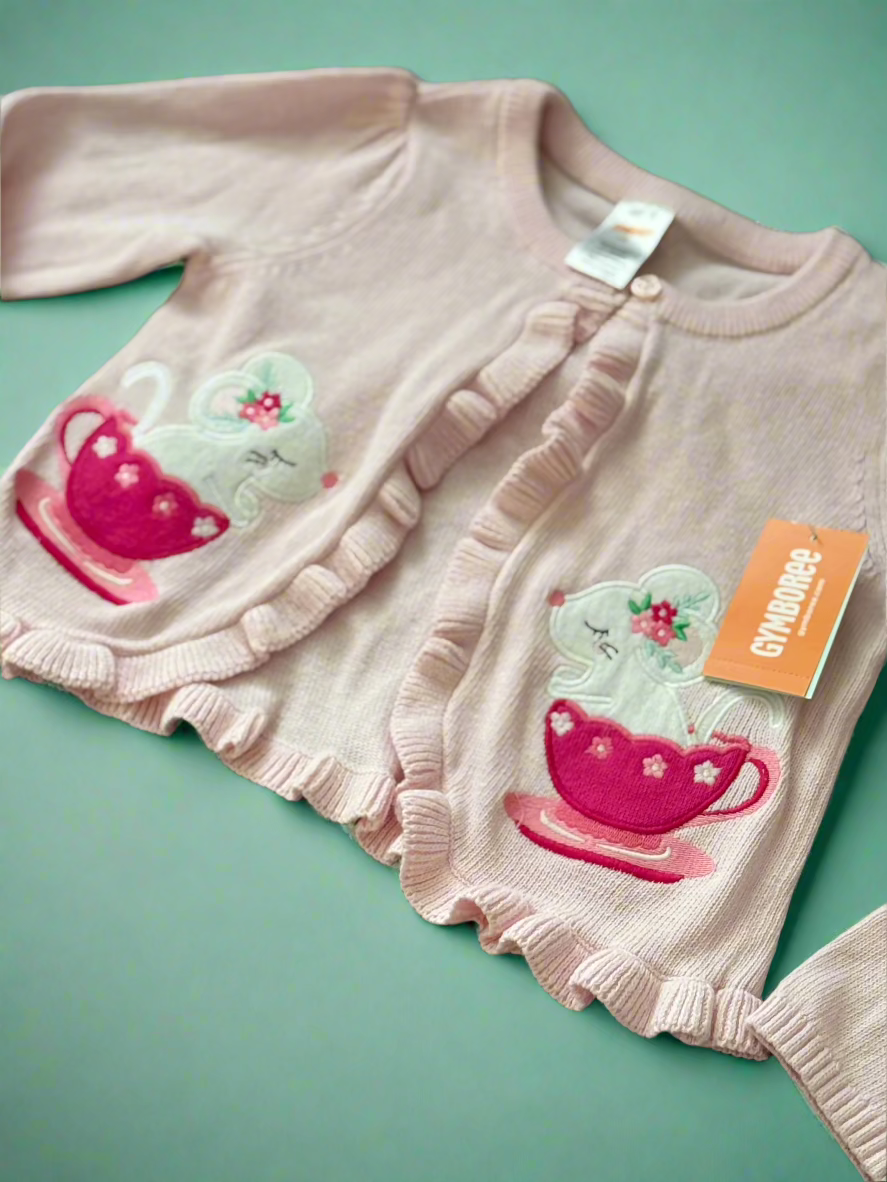 Gymboree 4t Embroidered Cardigan
