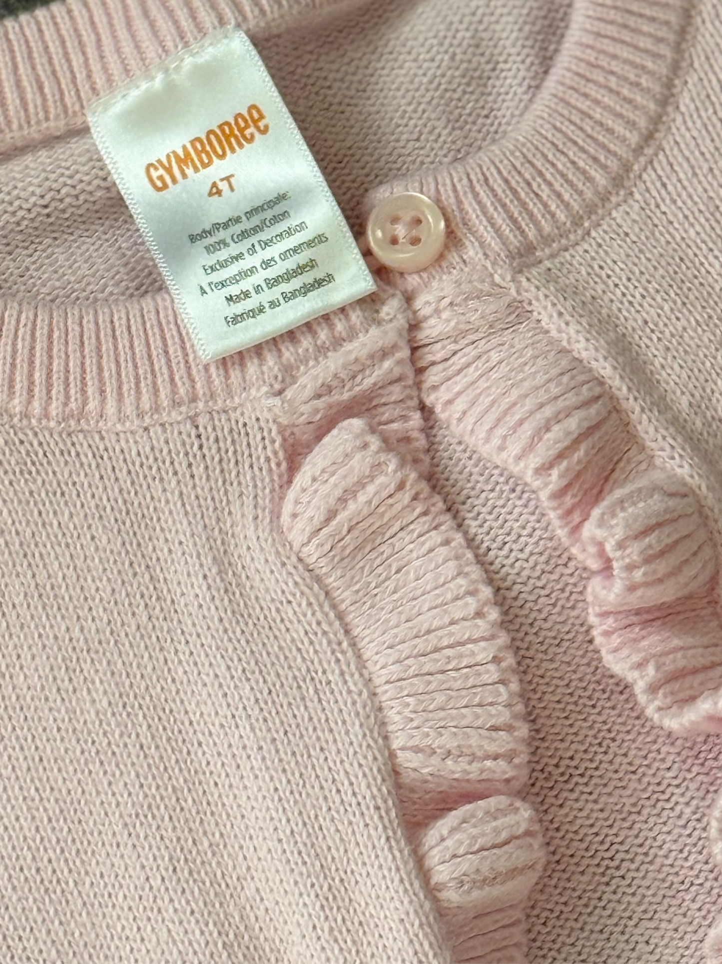 Gymboree 4t Embroidered Cardigan