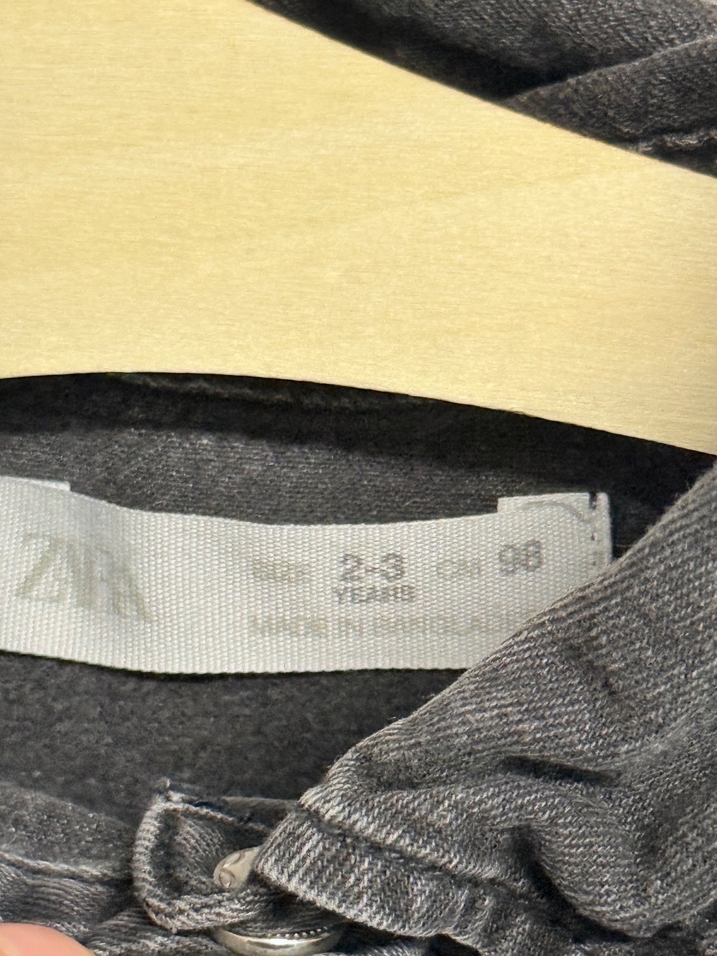 Zara 2-3y Denim Dress