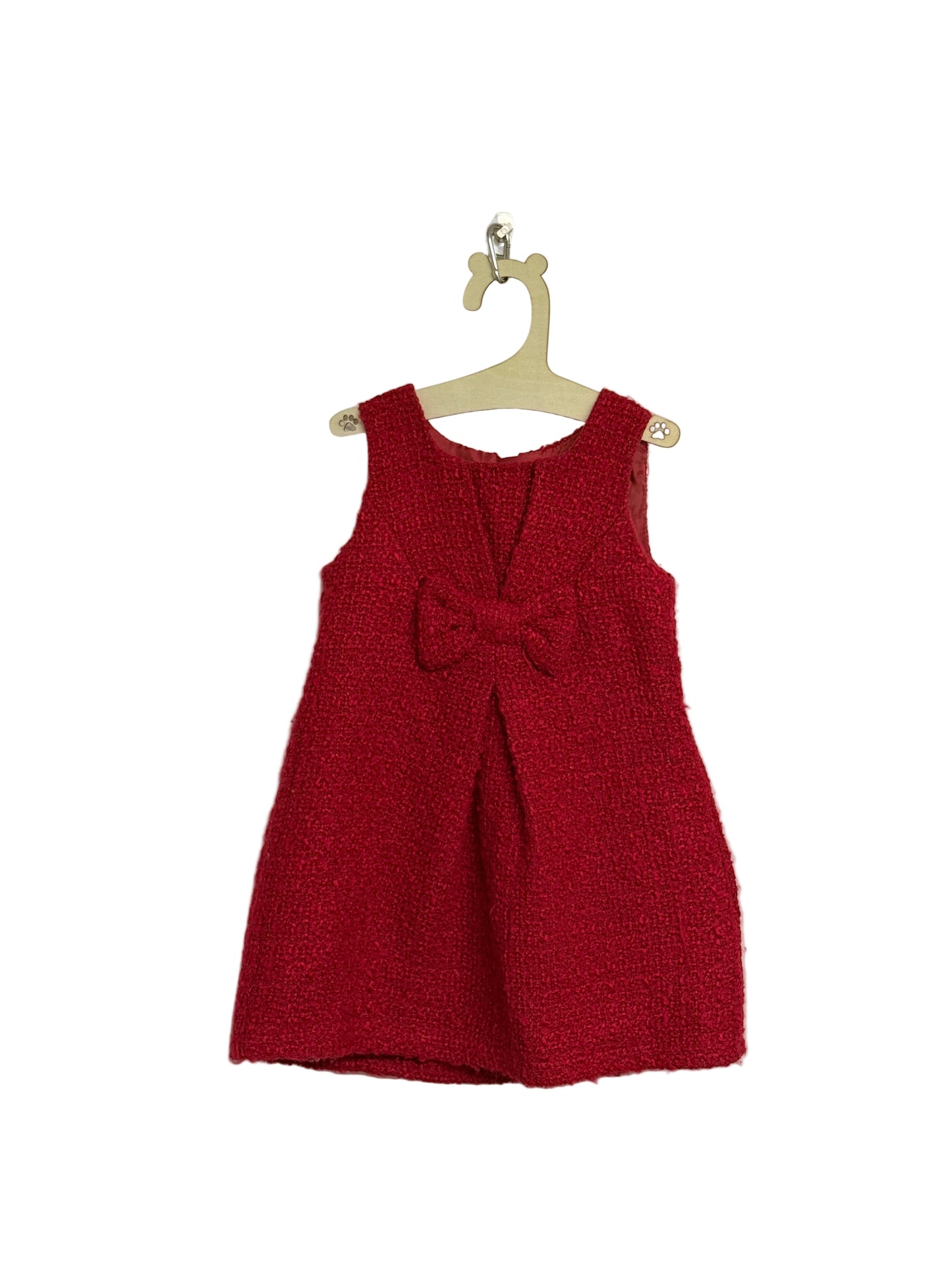 Next 9-12m Tweed Bow Dress