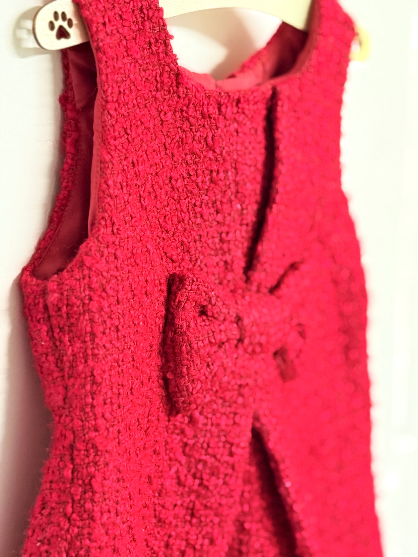 Next 9-12m Tweed Bow Dress