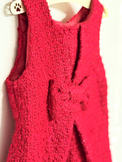 Next 9-12m Tweed Bow Dress