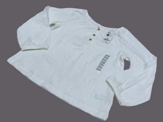 Carters White Top 5t