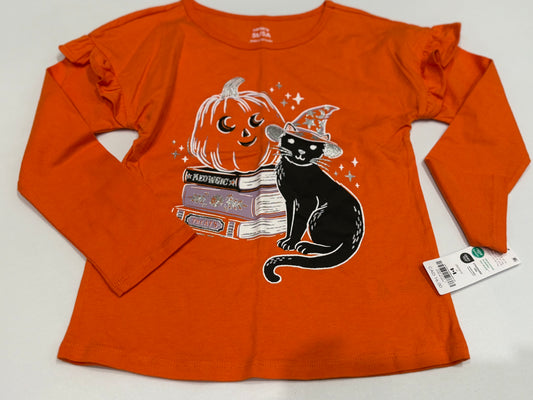 Halloween Cat shirt NWT 5t