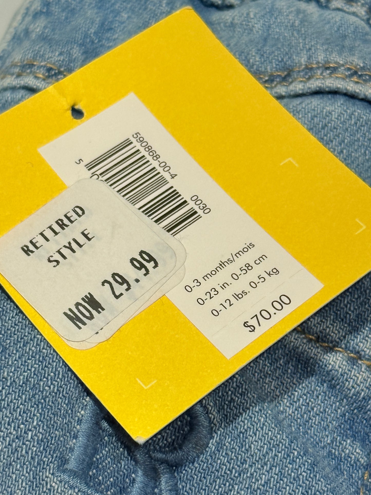 Baby Banana Republic 0-3m Jeans