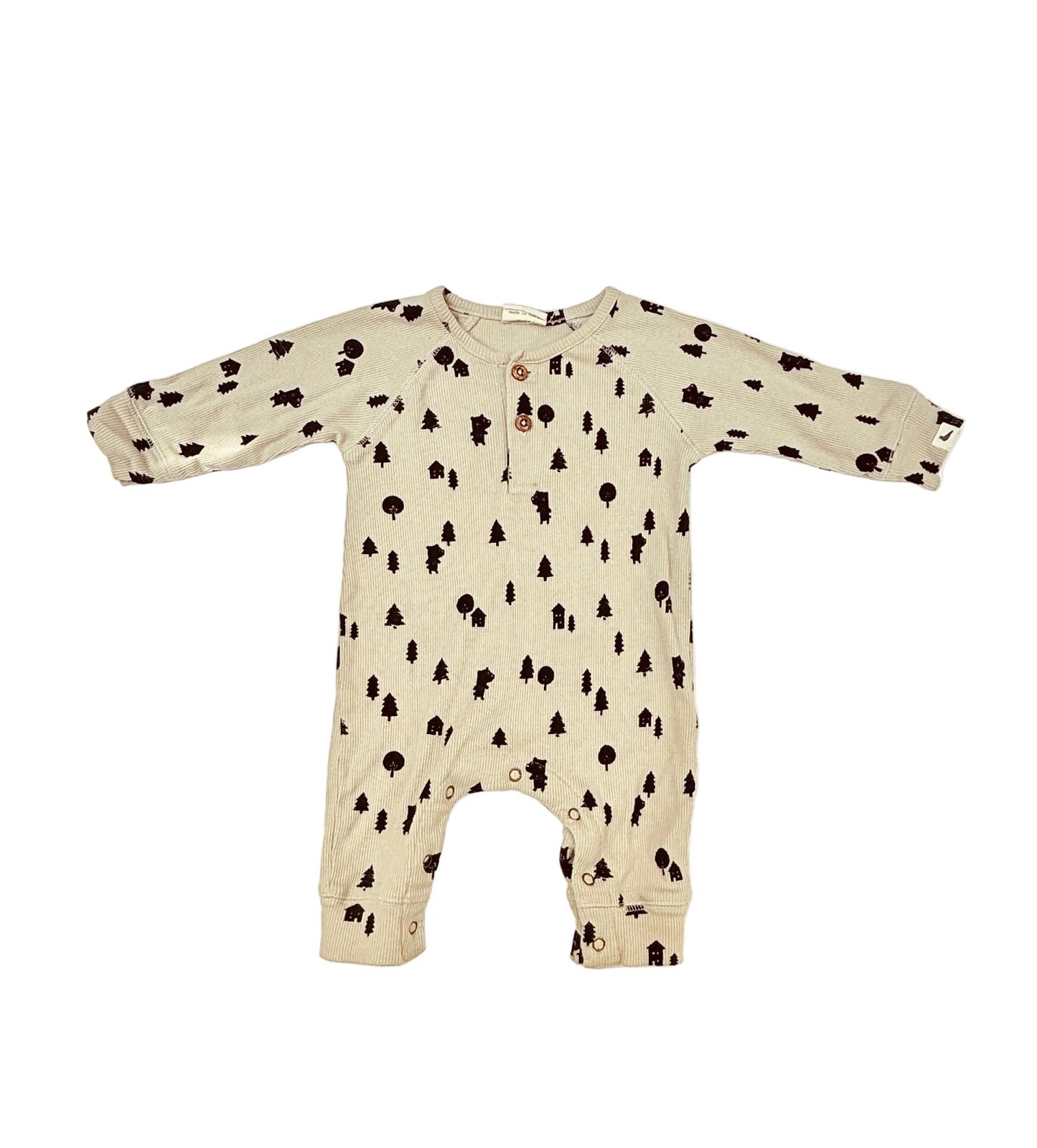 Turtledove London Forest Romper 0-3m