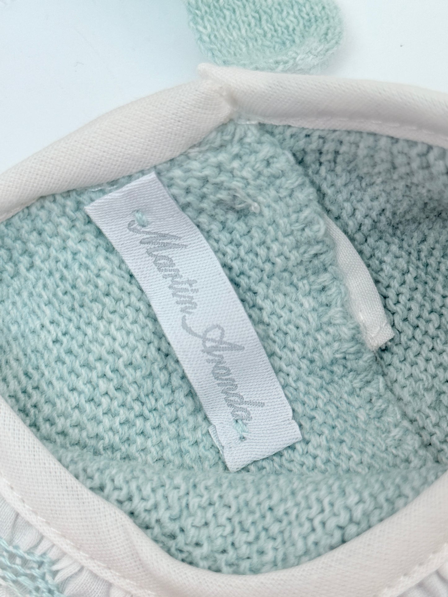 Martín Aranda 2-Piece Knit Sweater and Bonnet 0-3M