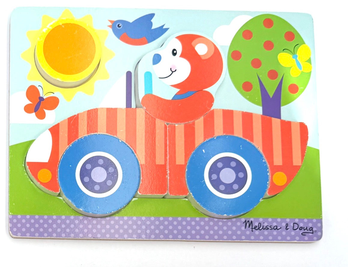 Melissa & Doug 4-Piece Chunky Puzzle Set