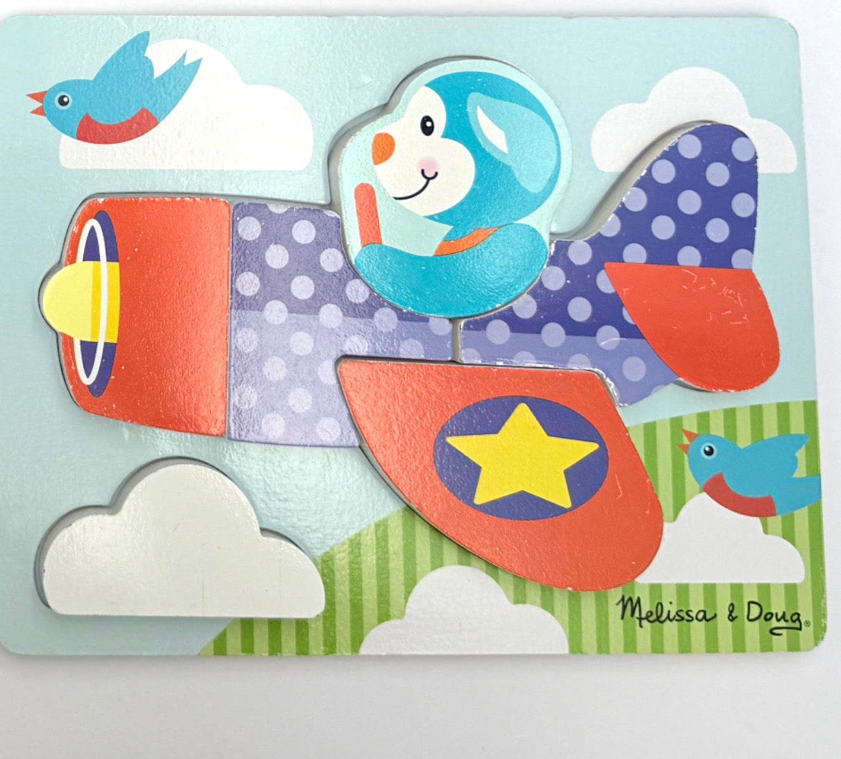 Melissa & Doug 4-Piece Chunky Puzzle Set