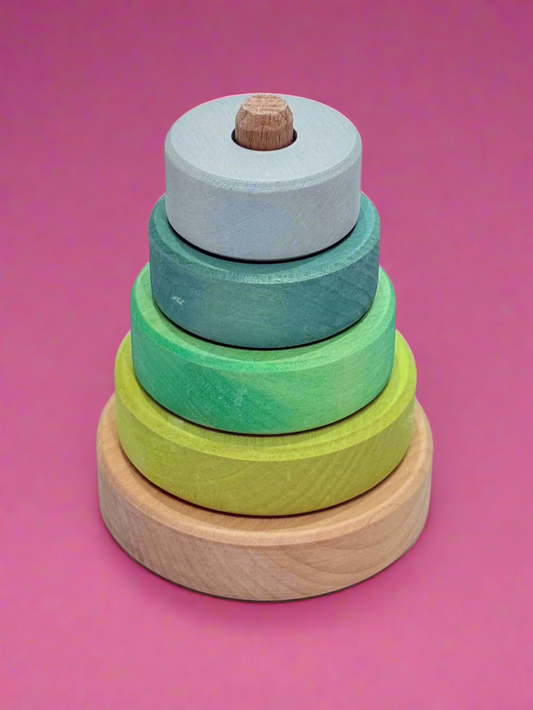 Grimms Small stacker about 4" tall