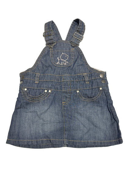 H&M 9-12m Cat Overall Dress