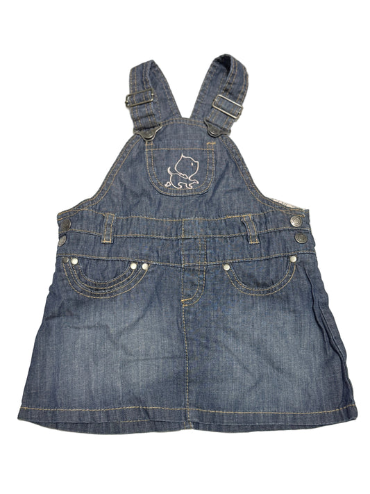 H&M 9-12m Cat Overall Dress