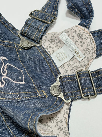 H&M 9-12m Cat Overall Dress