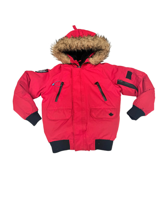 Urban Red Parka Winter Jacket Size 7-8