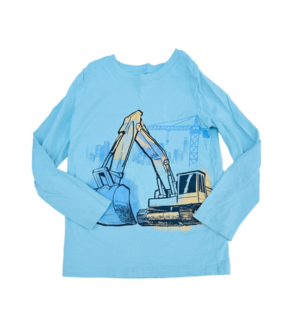 OshKosh Originals Excavator Long Sleeve Tee 5T