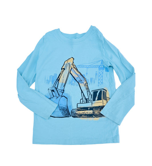 OshKosh Originals Excavator Long Sleeve Tee 5T