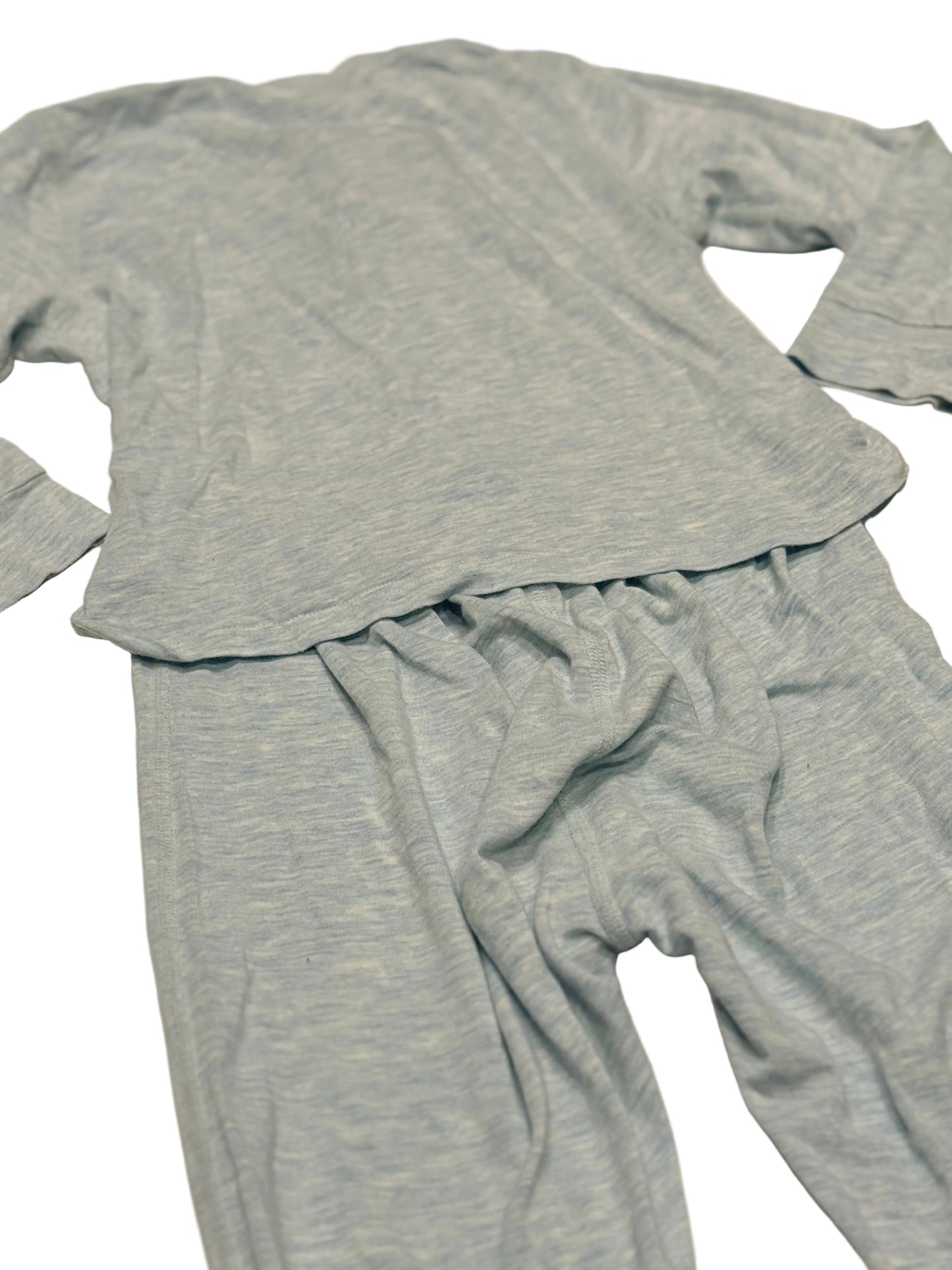Nest Designs Blue Bamboo Zip Romper 4t
