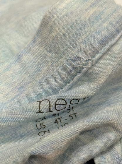 Nest Designs Blue Bamboo Zip Romper 4t