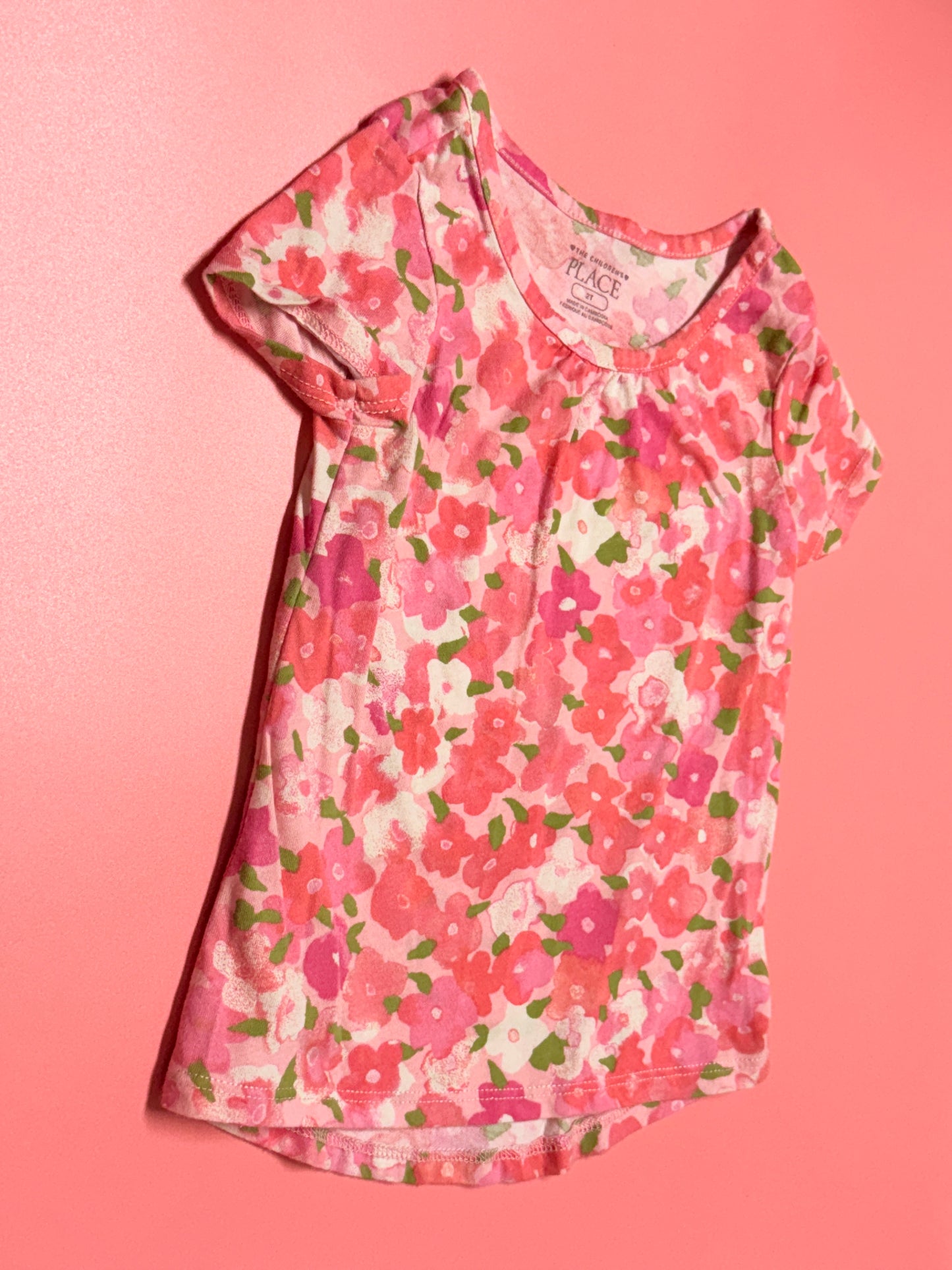 Children's Place Floral Top 2t
