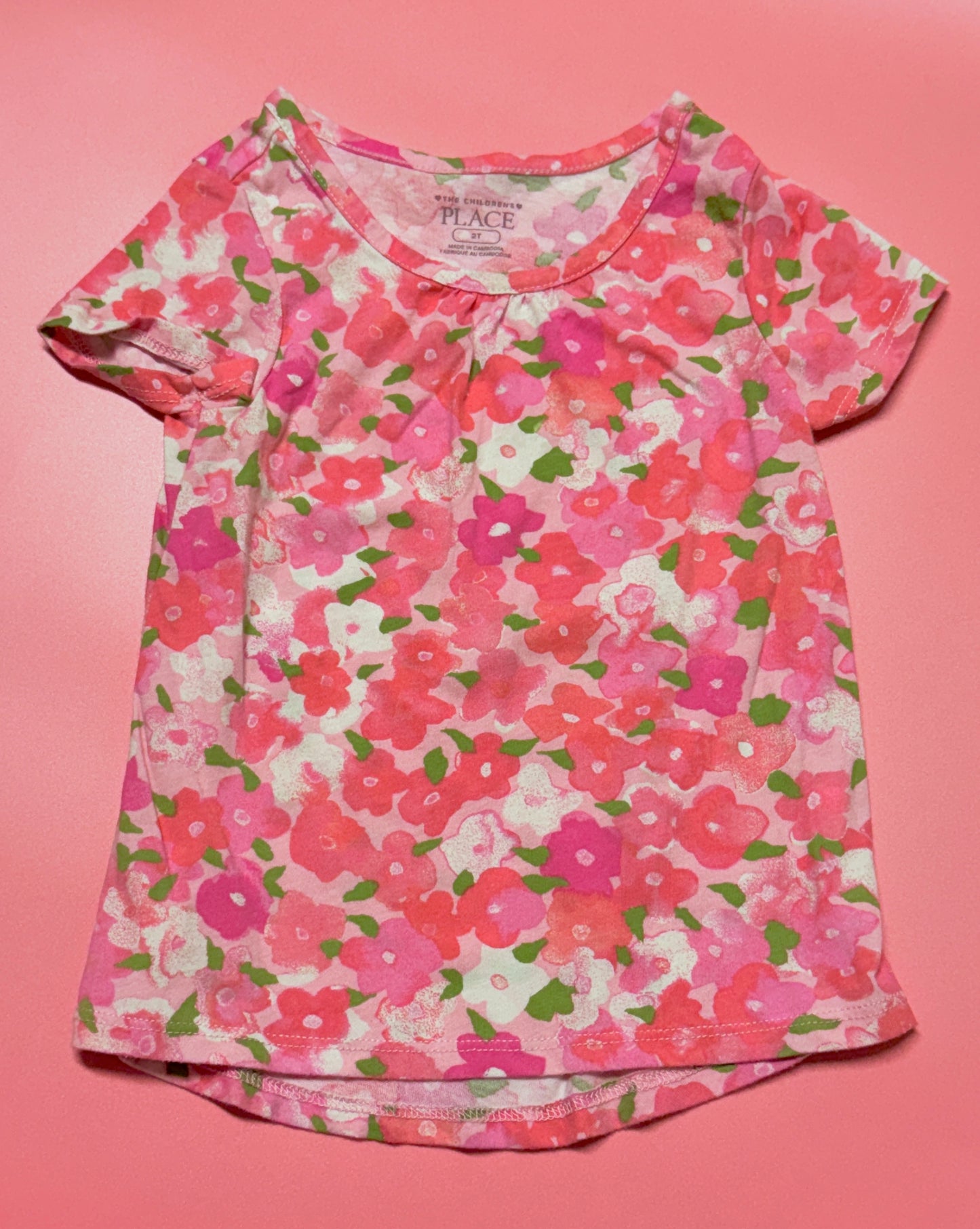 Children's Place Floral Top 2t