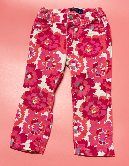 Children's Place Floral Pants 18-24m