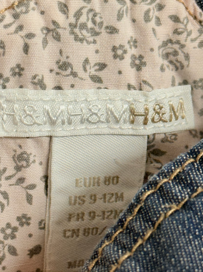 H&M 9-12m Cat Overall Dress