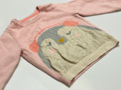 Pull tricoté manchots Gap 18-24 mois