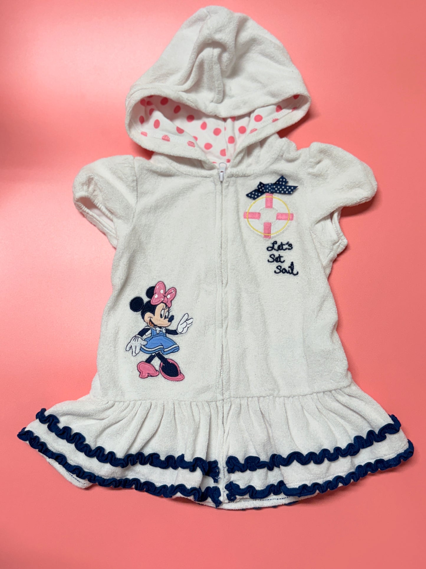 Minnie Mouse Swim Cover Up 18-24m