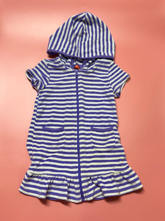 Striped Swim Cover Up 18-24m