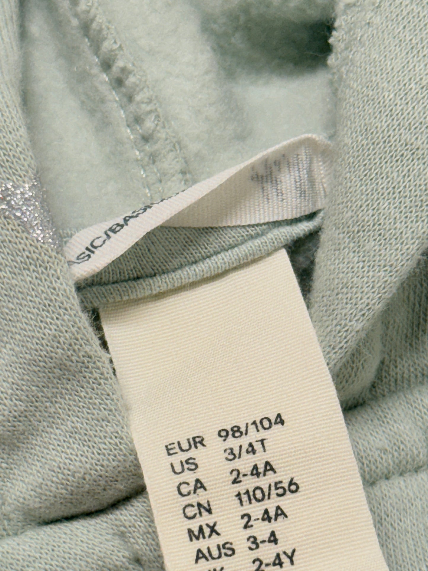 H&M Bunny Print Sweater 2-4y