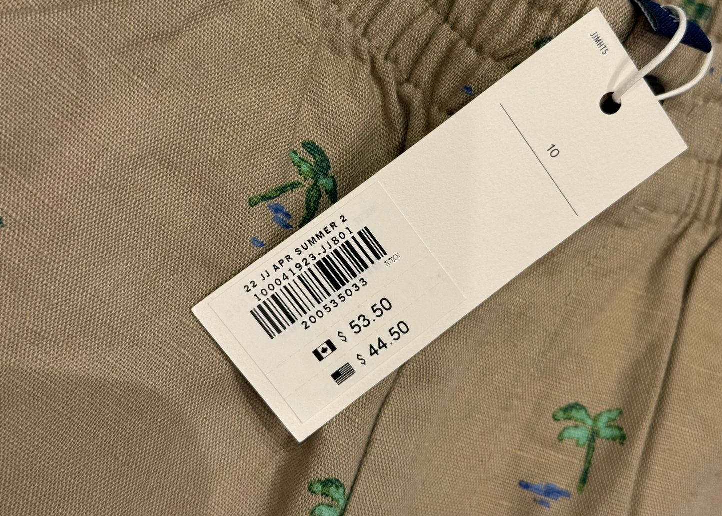 Janie and Jack 10y Linen / Cotton NWT Shorts