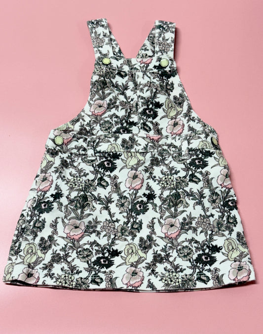 Joe Fresh Floral Overalls 18-24m