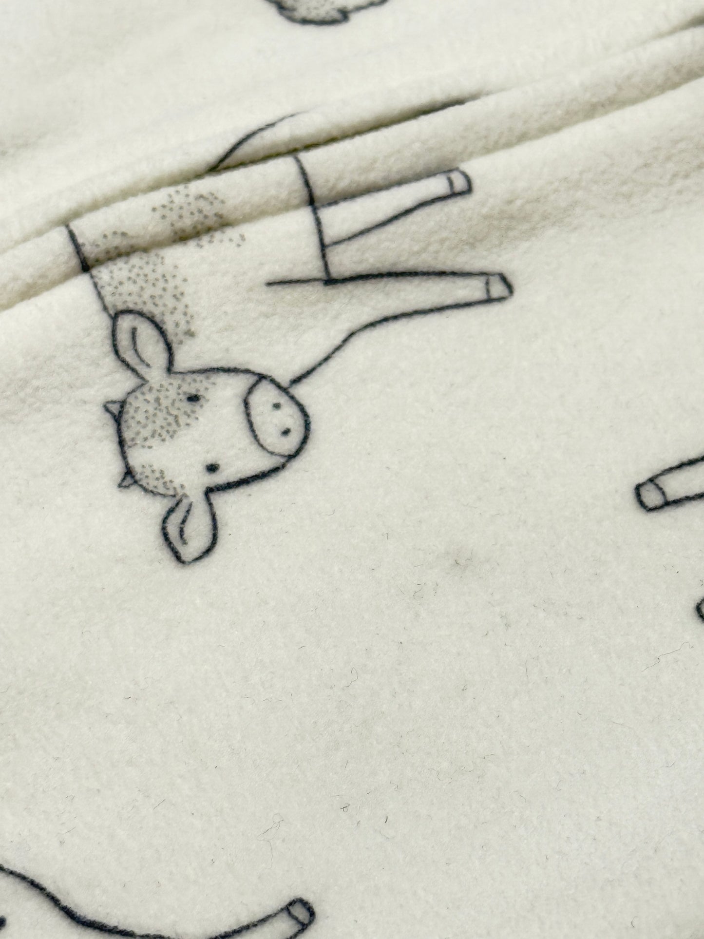 Fleece Farm Animal Sleeper 6-9m