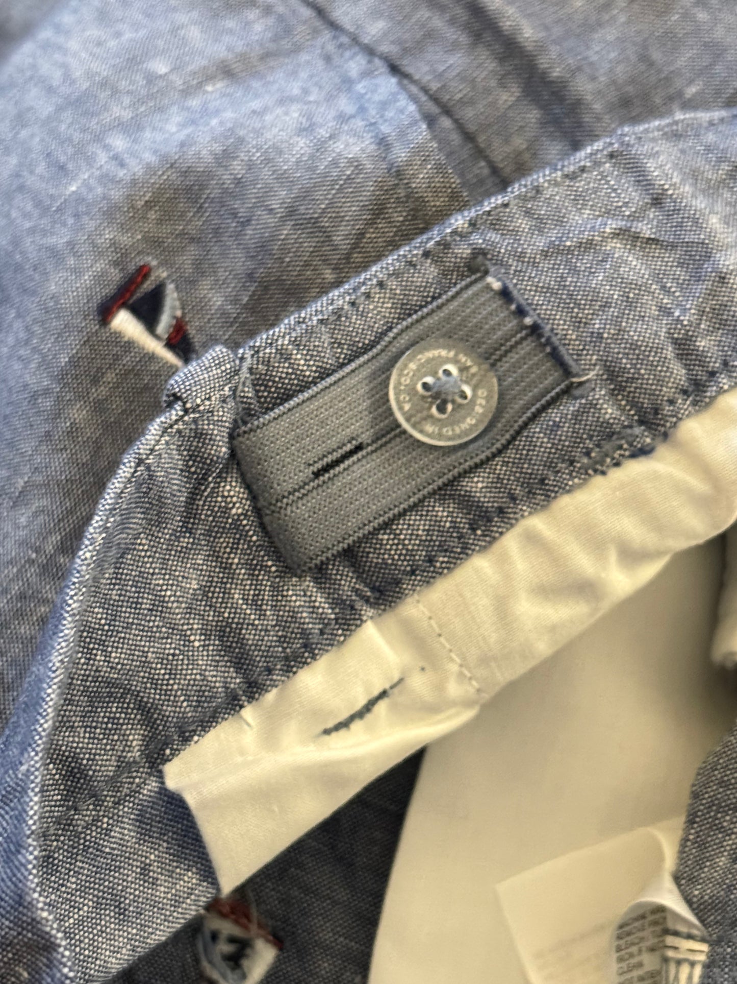 Janie and Jack 10y Sail Boat Linen / Cotton Shorts
