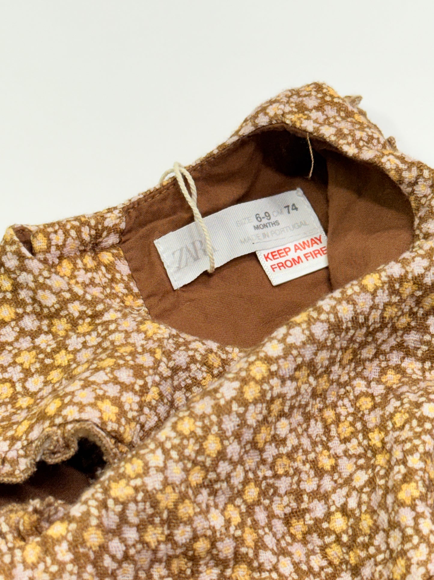 Zara 6-9m Floral Romper