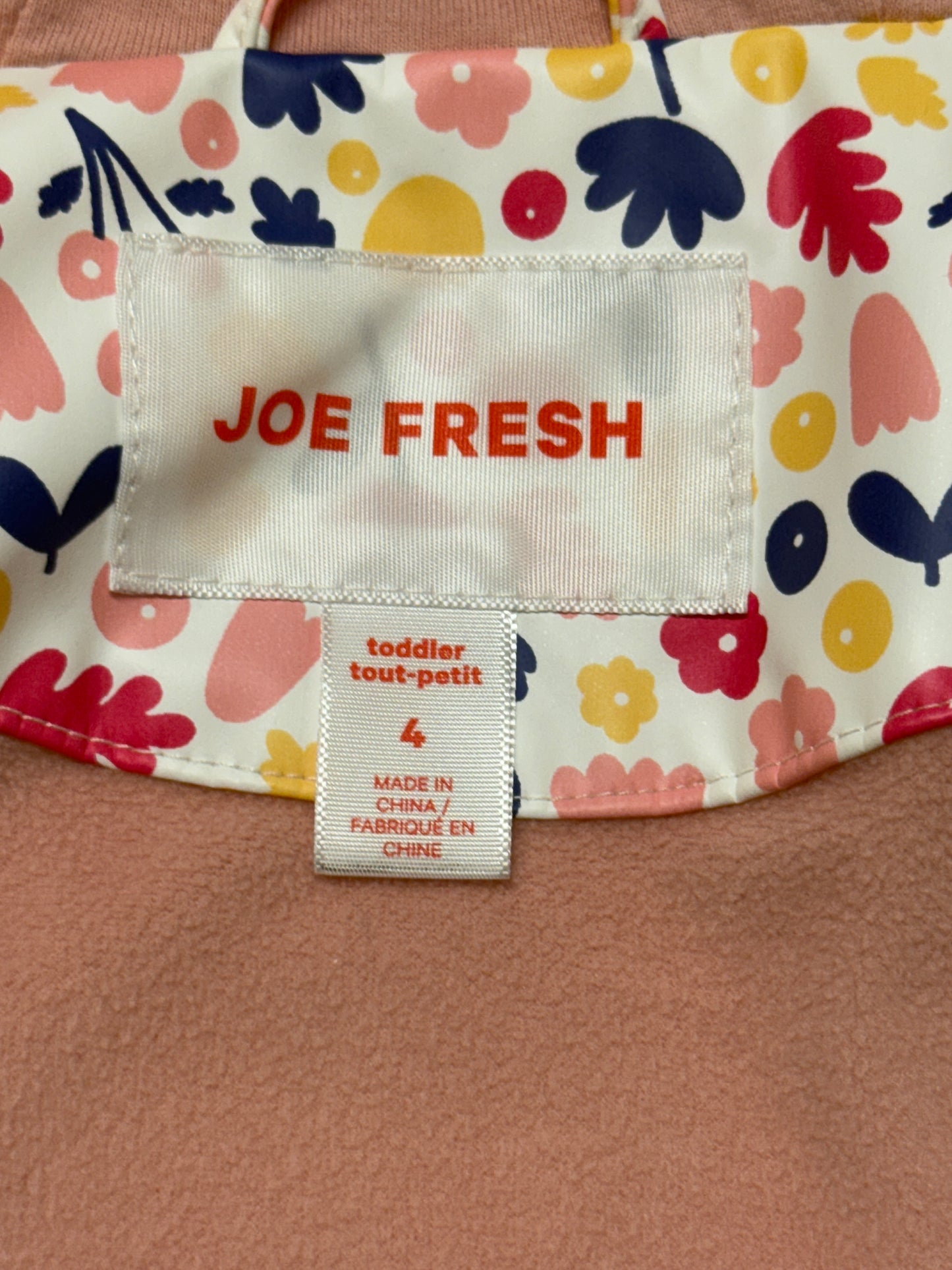 Joe Fresh Rain Jacket 4T