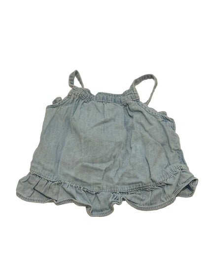 Gap Denim Ruffle Shirt  6-12M