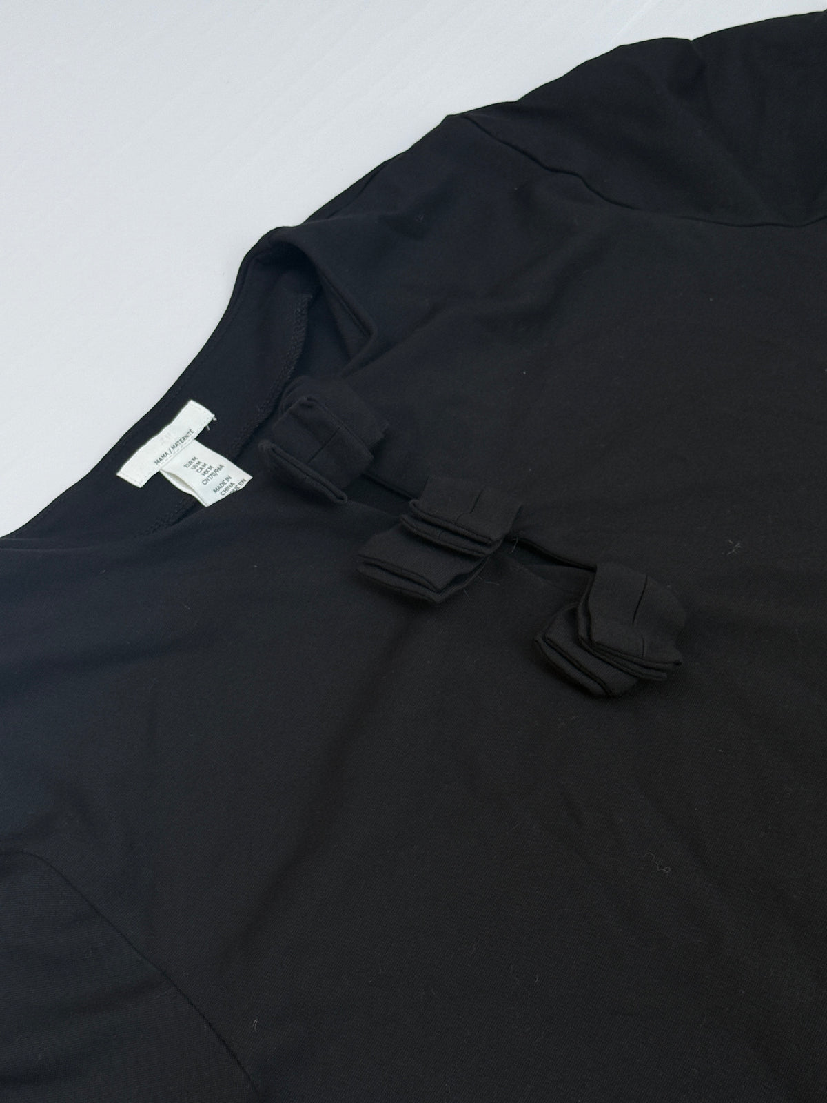 H&M Mama Maternity Bow Top Size M