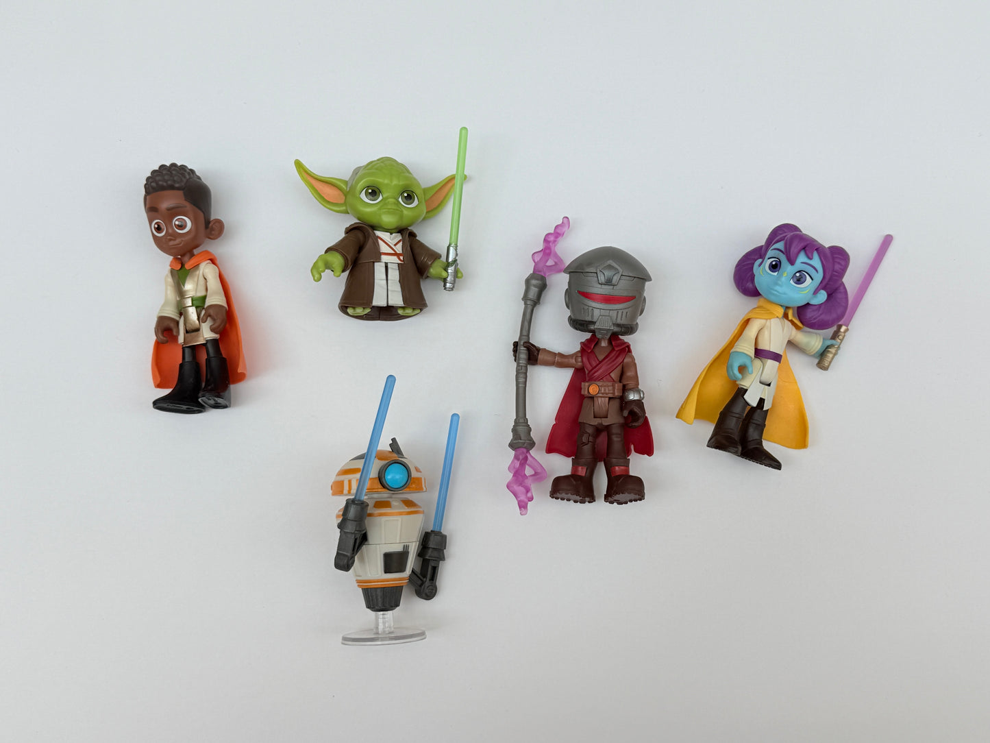 Hasbro Star Wars Young Jedi Adventures 5 Figures Lot