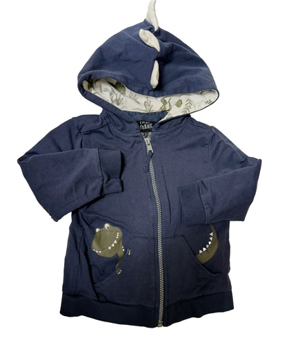 Fierce Frank Dino 24m Zip-up Hoodie 24m