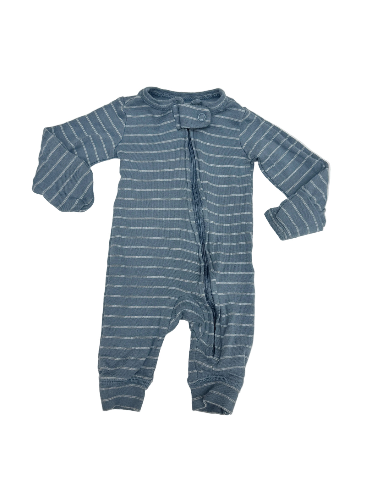 Carter's Striped Blue Zip Sleeper Newborn