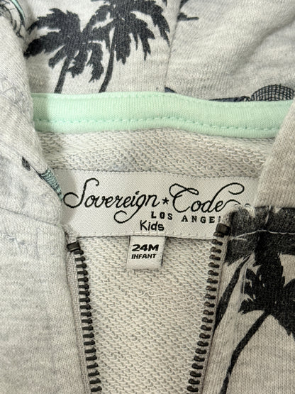 S Code LA - Sweat à capuche imprimé voiture 24m / paume