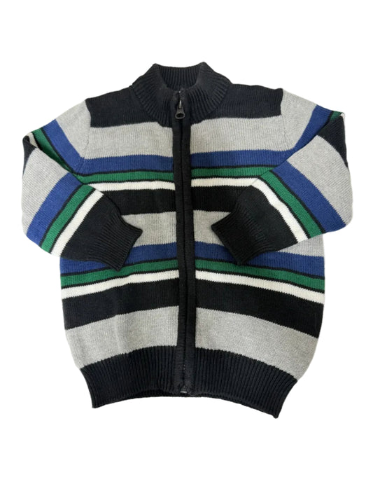 Gymboree 18-24m Striped Zip Up Sweater