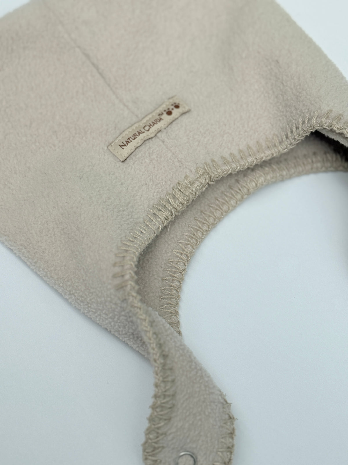 Natural Charm Fleece Ear Flap Hat 3-6m