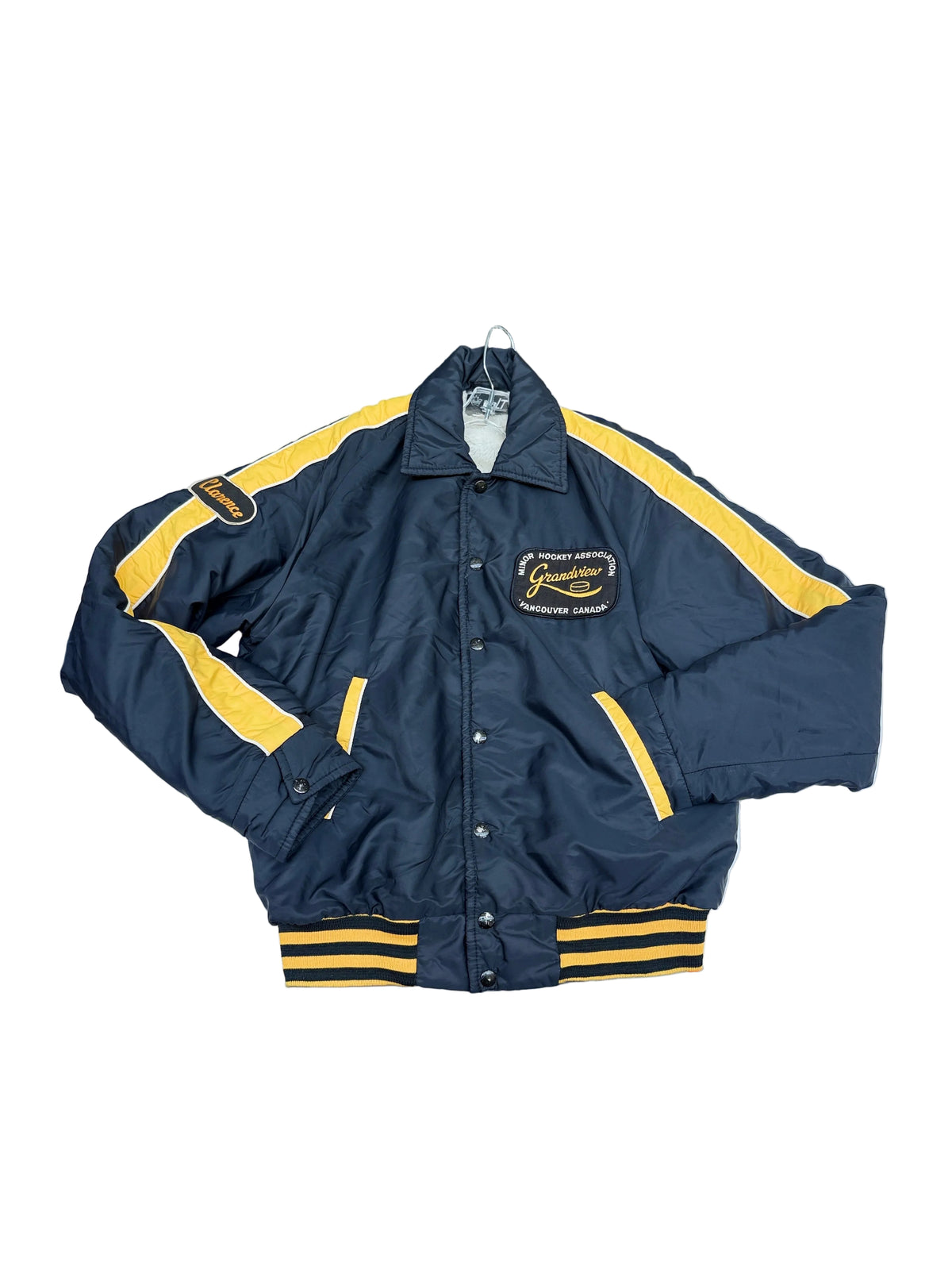 Vintage Grandview Minor Hockey Satin Jacket 14Y+