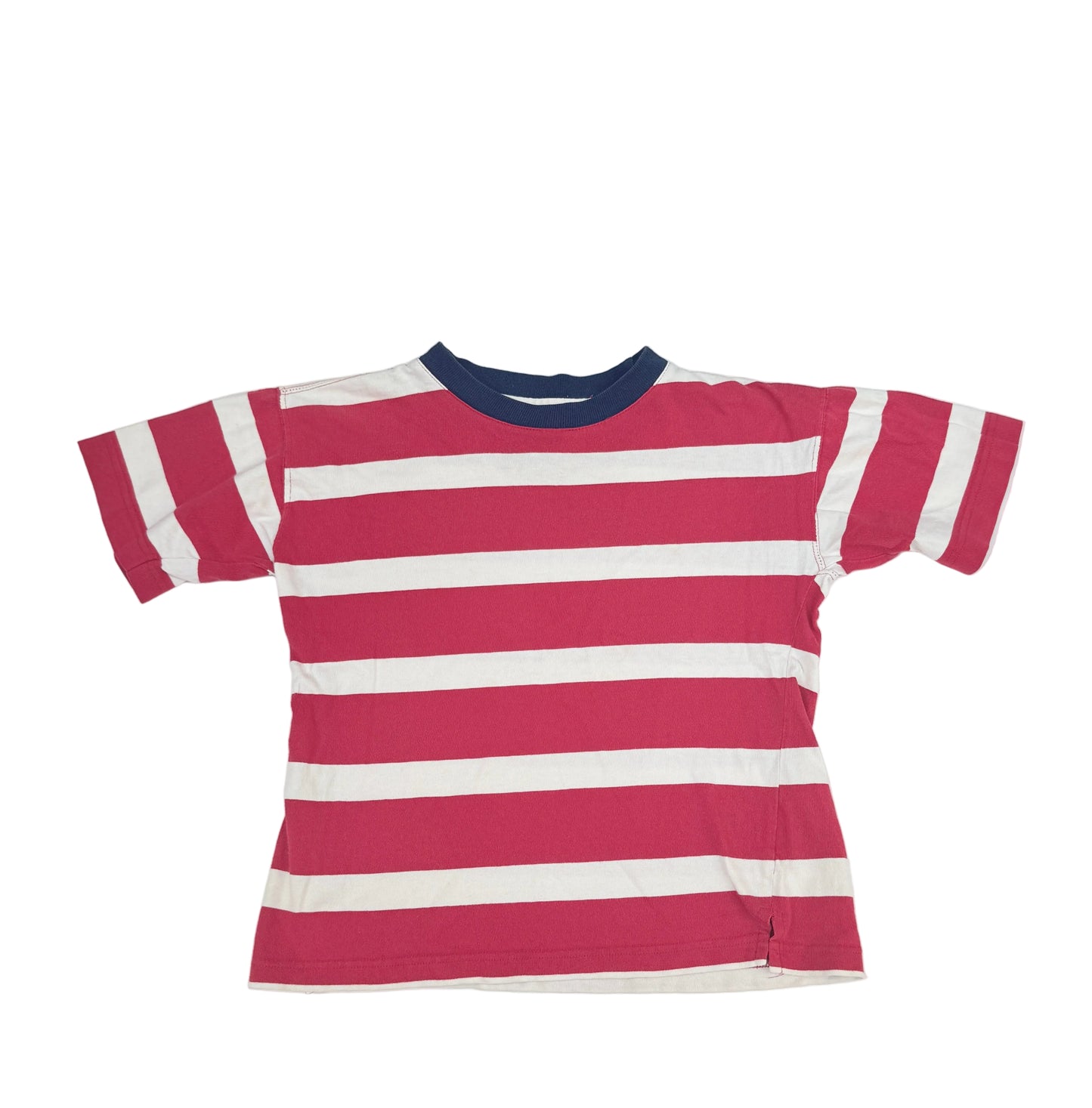 Gap Red White Stripe T-Shirt 6-8Y