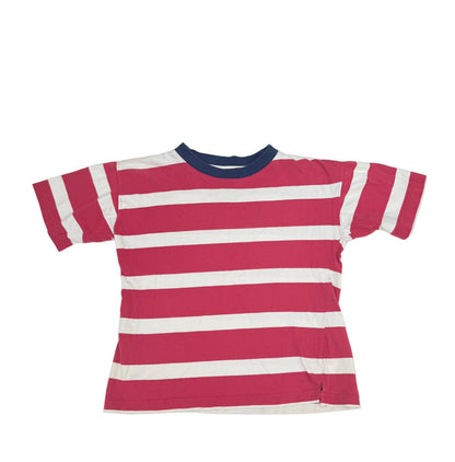 Gap Red White Stripe T-Shirt 6-8Y