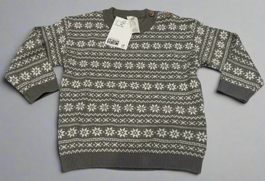 H&M Cotton Sweater 9-12m