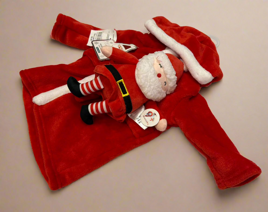 Santa Robe with Santa Toy NWT