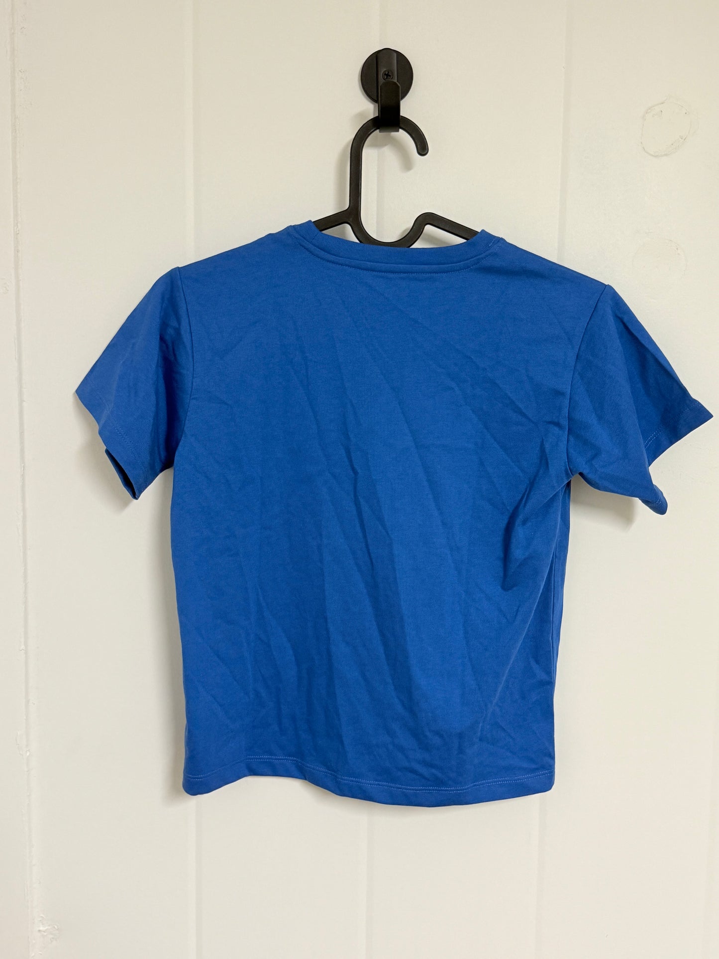 Blue Shirt with Turtle Pocket 6-7y
